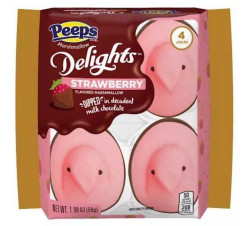 Peeps Delights Strawberry Chicks 56 g (MHD 30.11.2025)