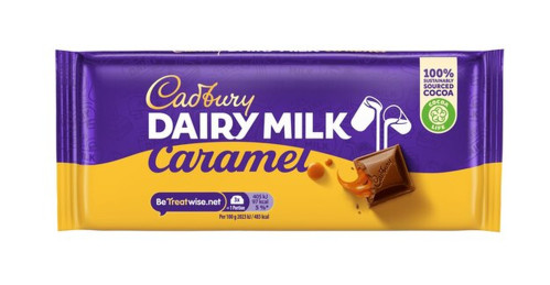 detail Cadbury Dairy Milk Caramel 120 g