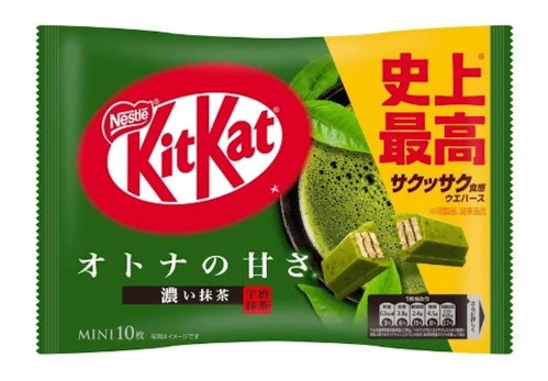 detail Kit Kat Mini Rich Matcha Japan 135 g