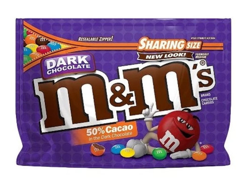 detail M&M's Dark Chocolate 267 g
