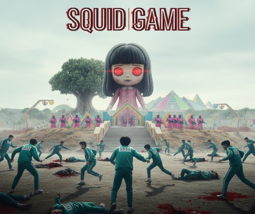 detail Yummer's Squid Game Marshmallow 300 g (MHD - 07.02.2026)