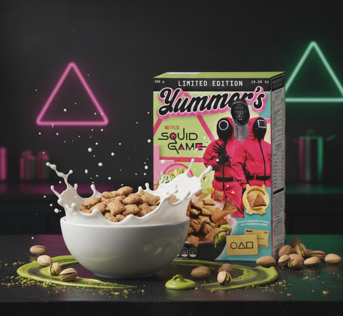 detail Yummer's Squid Game Pistachio 300 g (MHD - 07.02.2026)