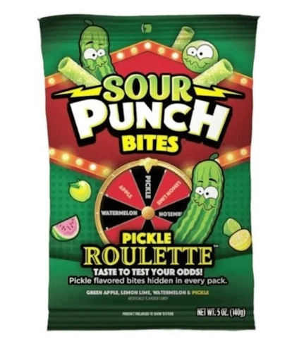 detail Sour Punch Bites Pickle 142 g
