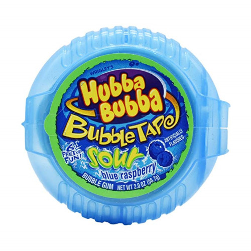 detail Hubba Bubba Sour Blue Raspberry 56 g (MHD - 19.7.2025)