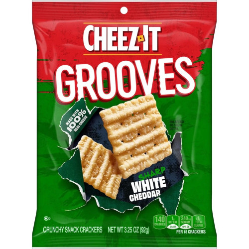 detail Cheez-It Grooves White Cheddar 92 g