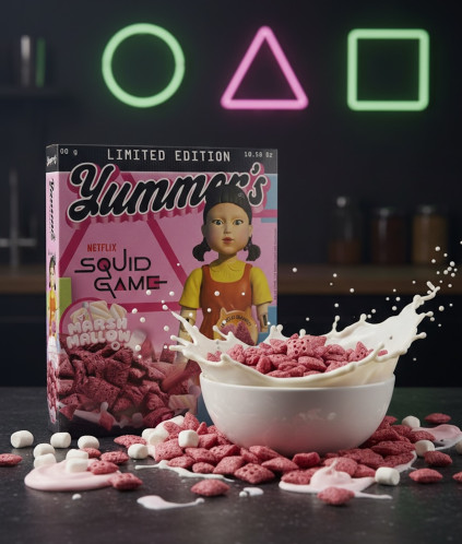 detail Yummer's Squid Game Marshmallow 300 g (MHD - 07.02.2026)