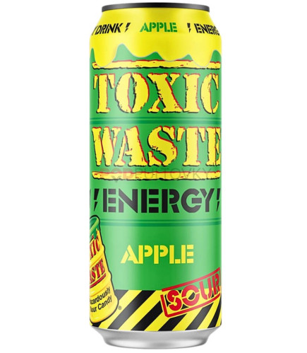 detail Toxic Waste Apple Energy 500 ml